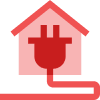 New Home Electrical decorative icon